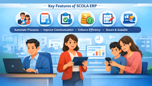 Education ERP software dashboard helps in school management system